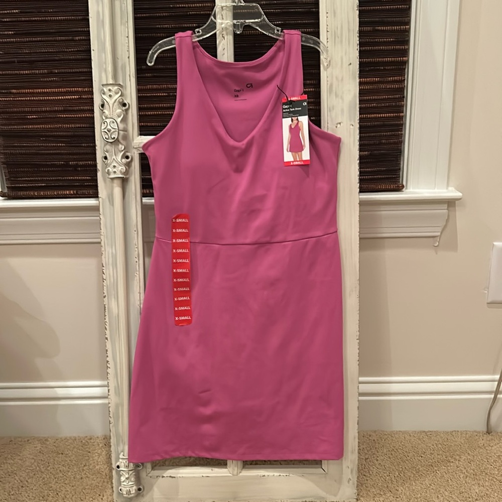 NWT GapFit Pink Active Tank Dress Size XS